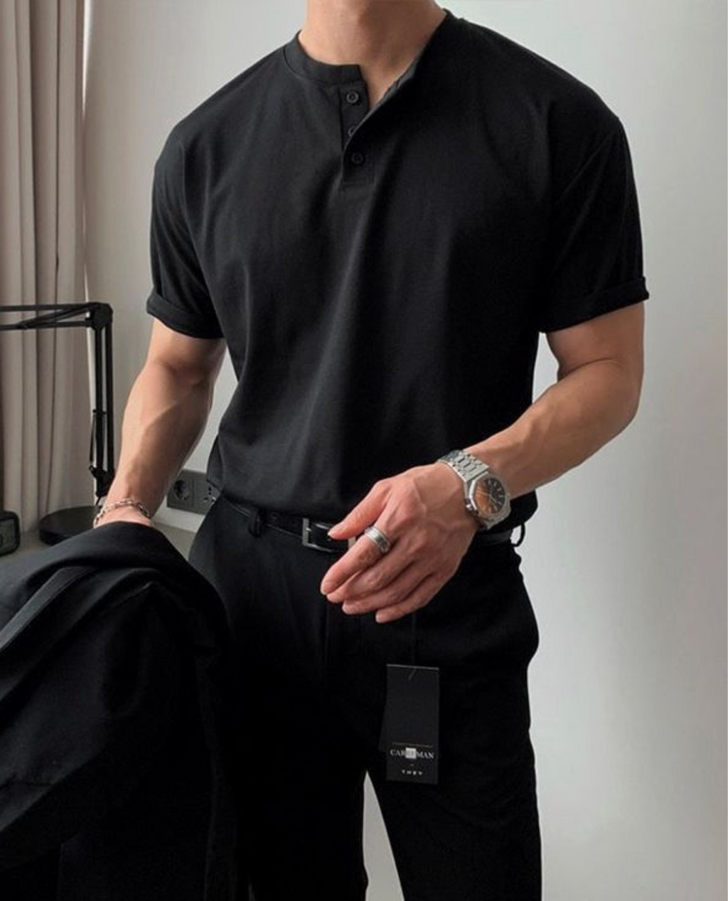 Koszulka Henley Taro Classic
